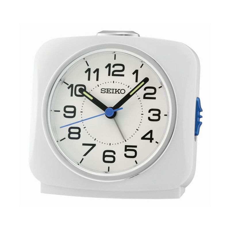 Seiko - Réveil classique blanc