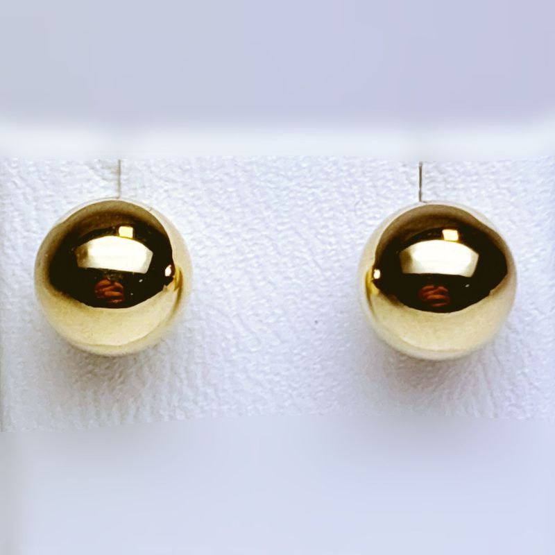 Boucles d'oreilles MC en or jaune