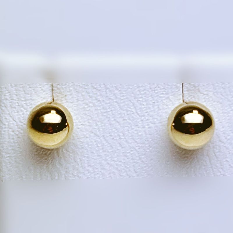Boucles d'oreilles MC en or jaune