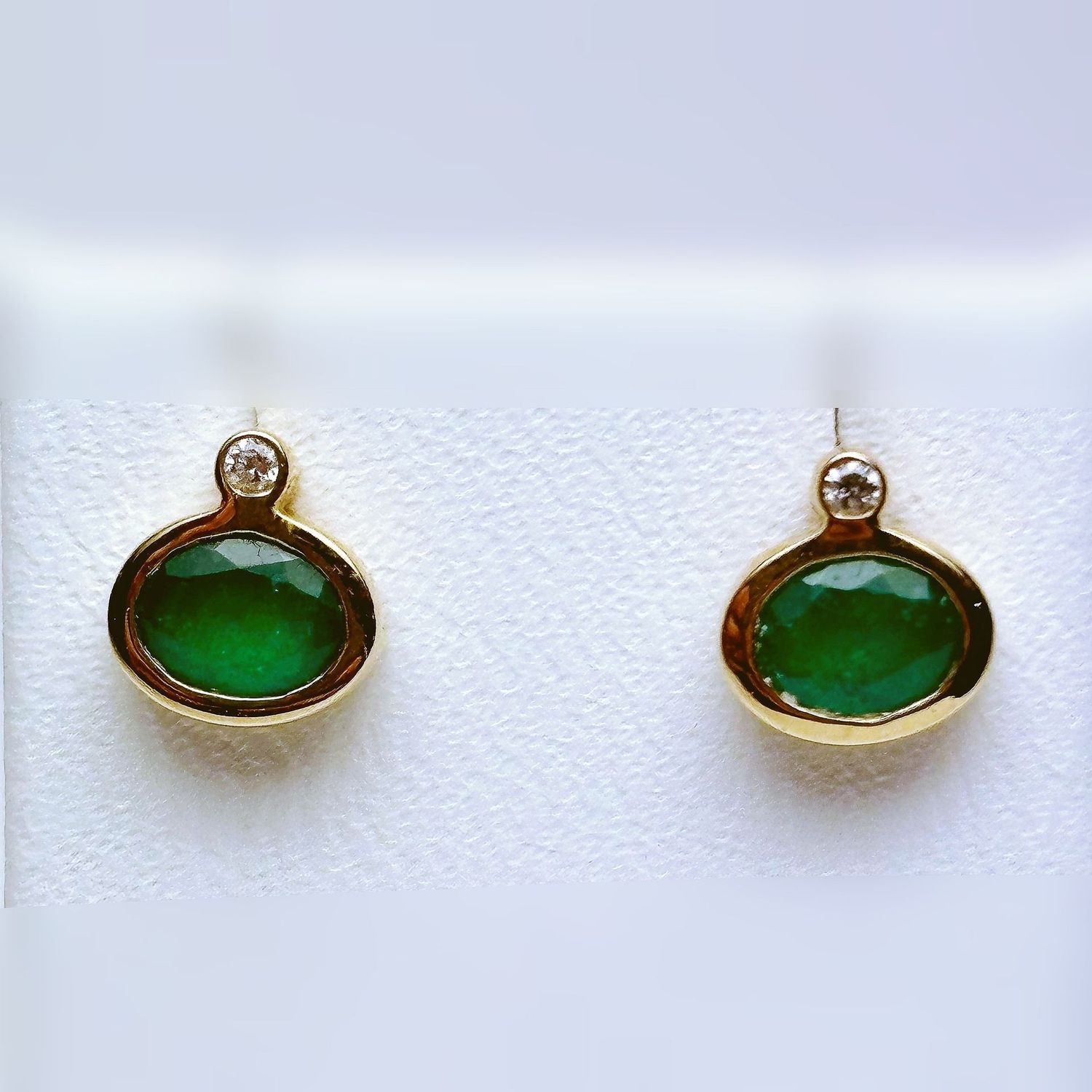 Boucles d'oreilles MC en or jaune