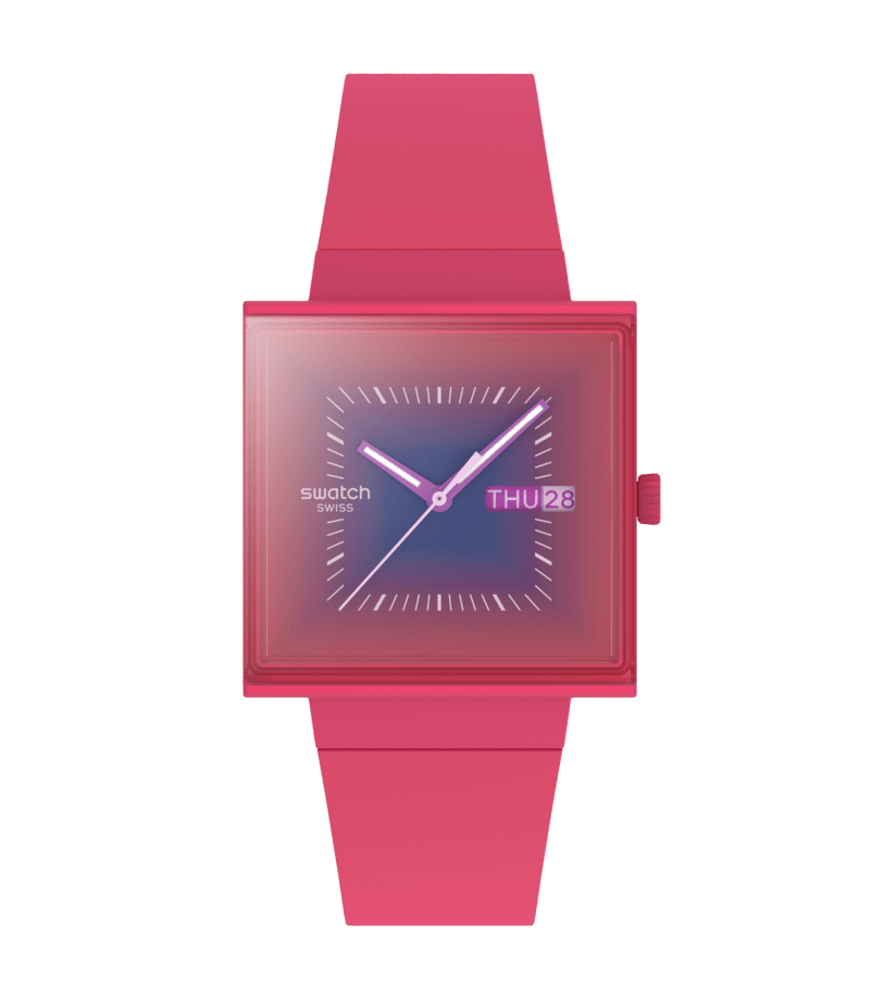 Montre SWATCH - Squarely Berry