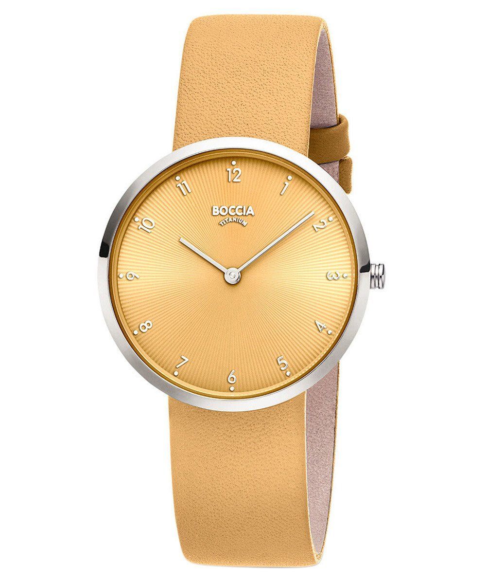 Boccia - montre titane cuir
