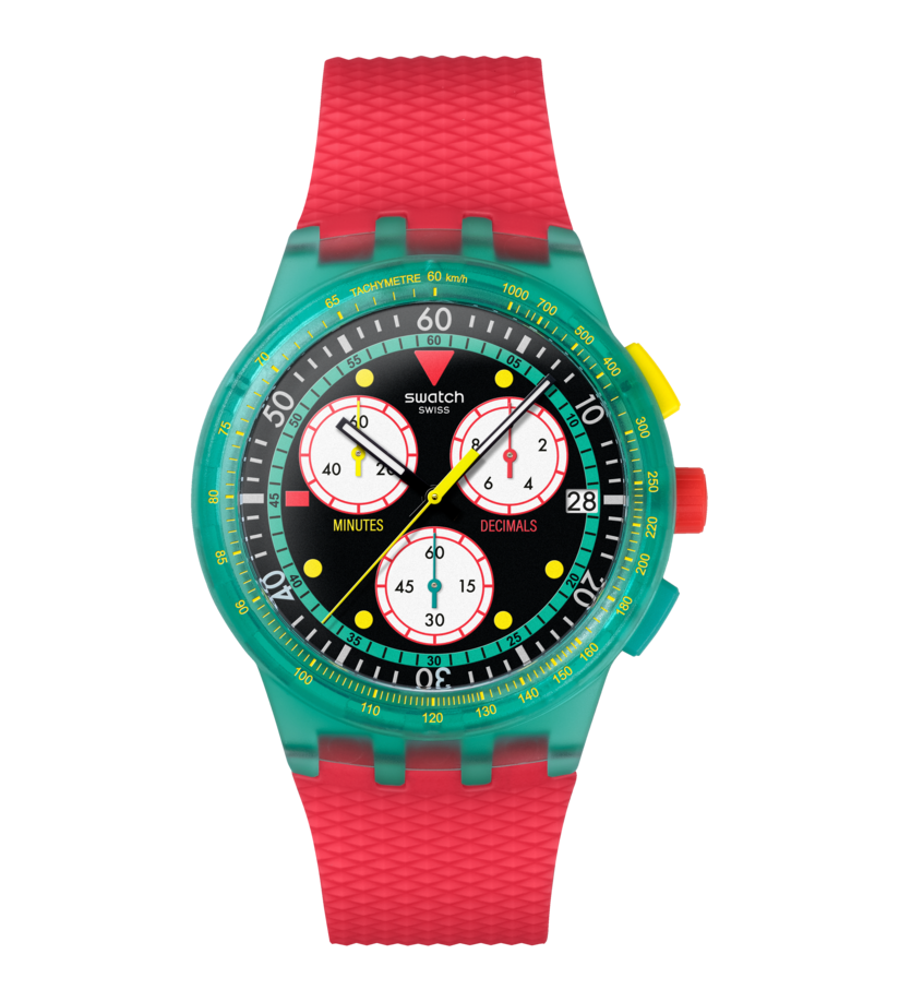 Montre SWATCH - Swatch neon emerald chrono