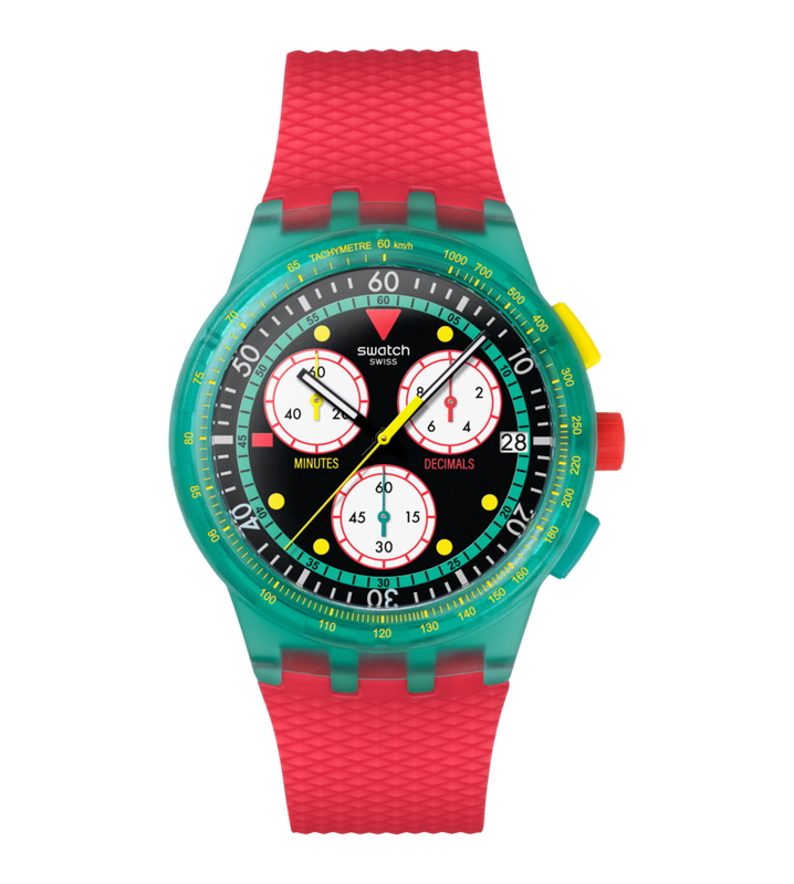 Montre SWATCH - Swatch neon emerald chrono