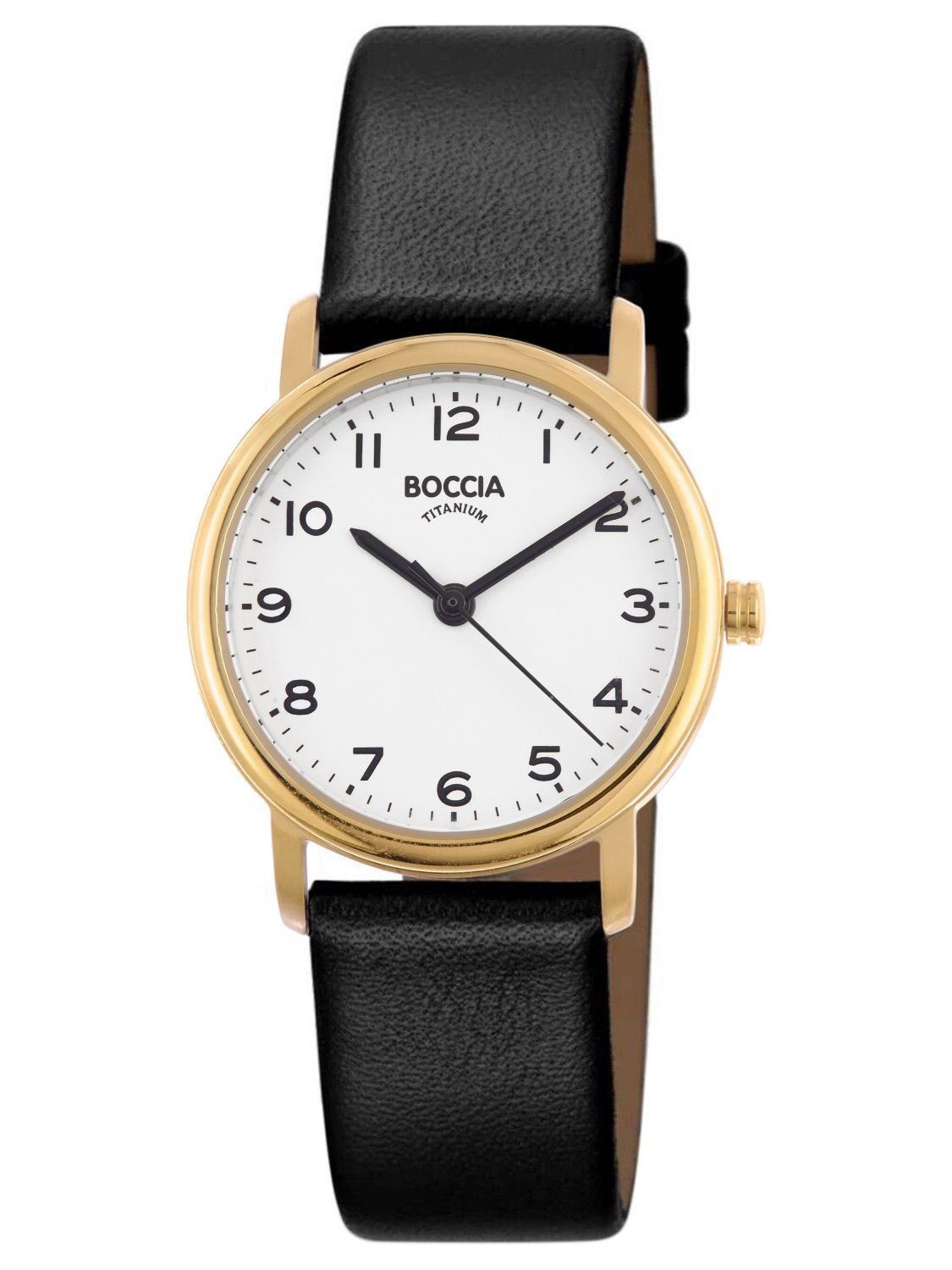 Boccia - Montre titane dorée Boccia - Montre titane dorée
