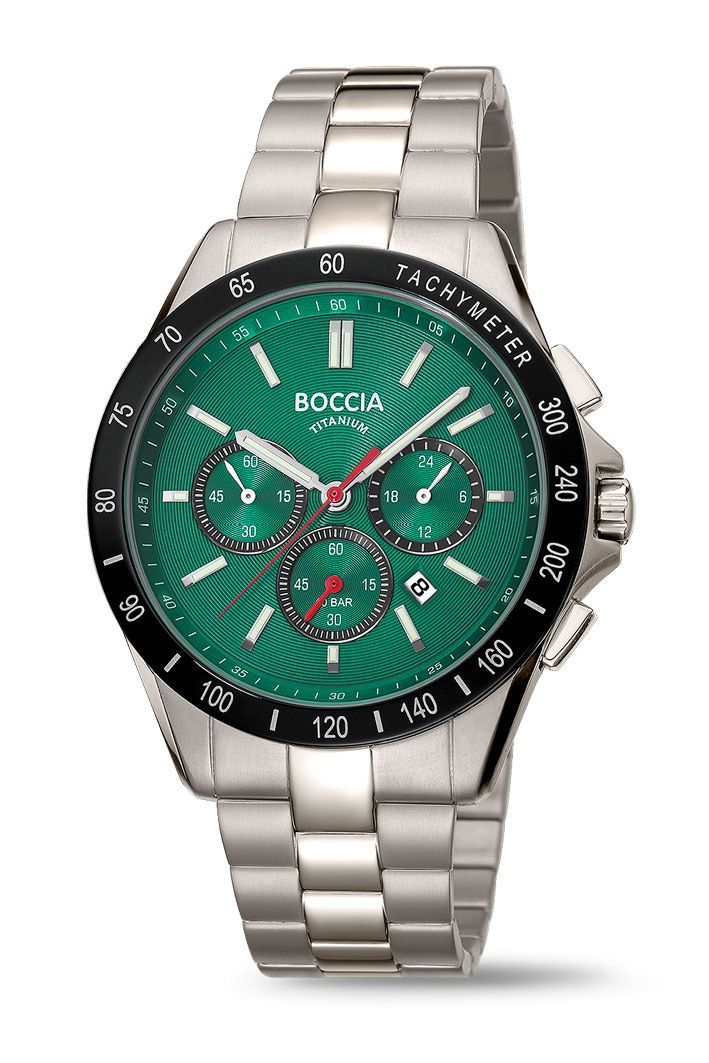 Boccia - Montre titane chronographe Boccia - Montre titane chronographe