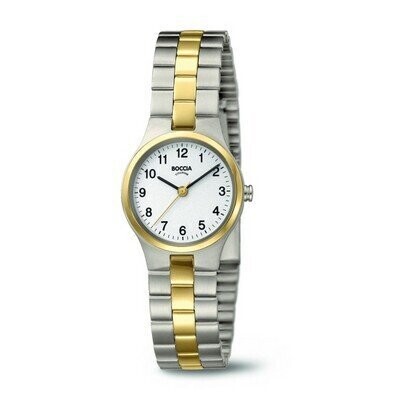 Boccia - montre titane bicolore Boccia - montre titane bicolore