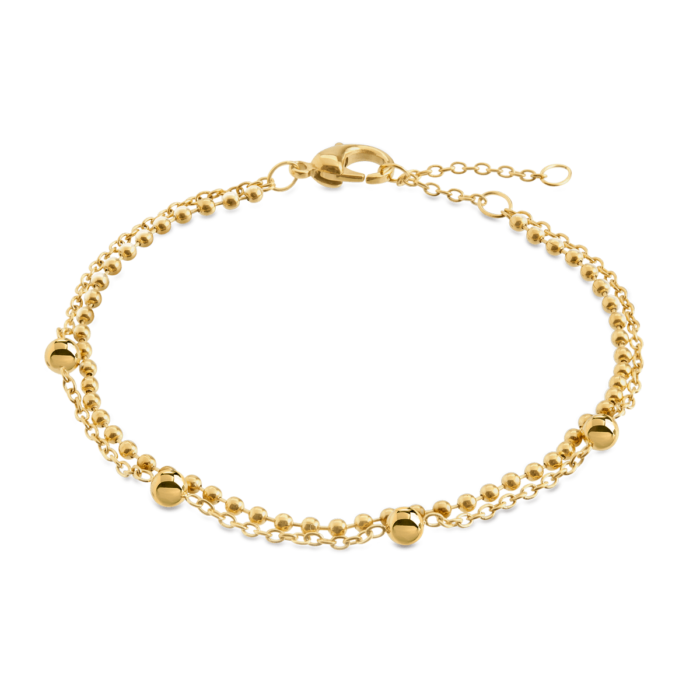 Boccia - Bracelet double rangs