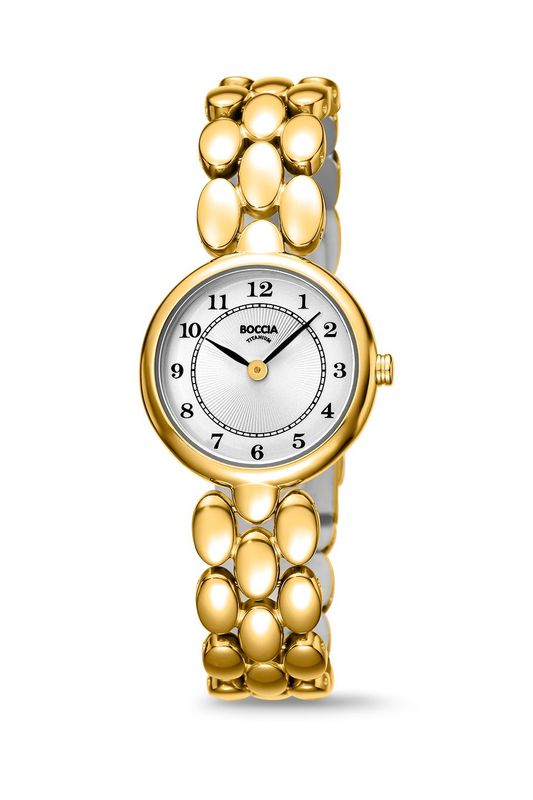 Boccia - Montre titane doré