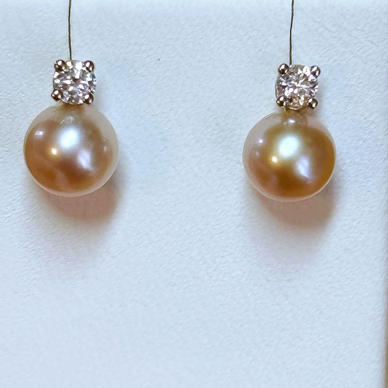 Boucles d'oreilles MC or gris