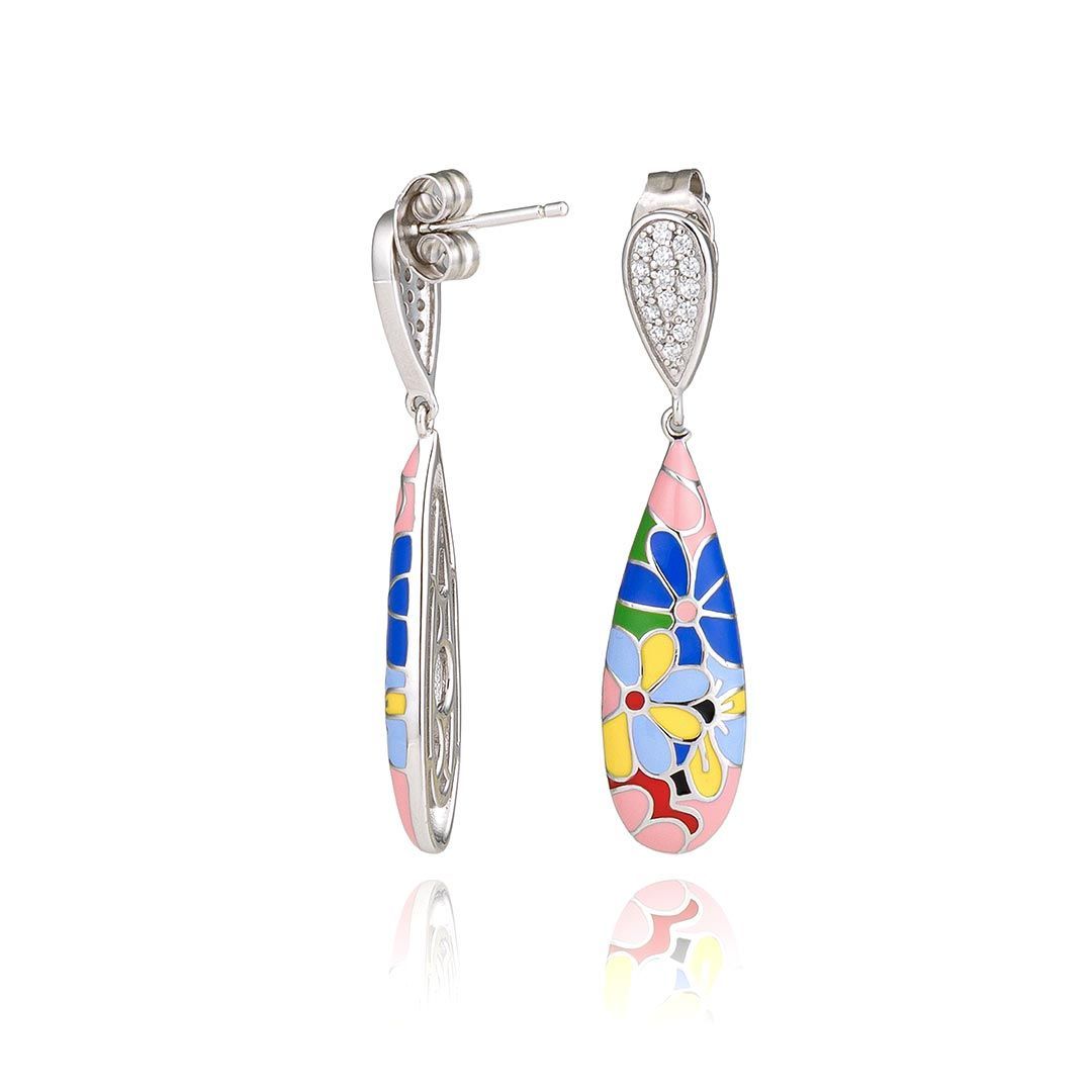 Una Storia - Boucles d'oreilles Majorelle