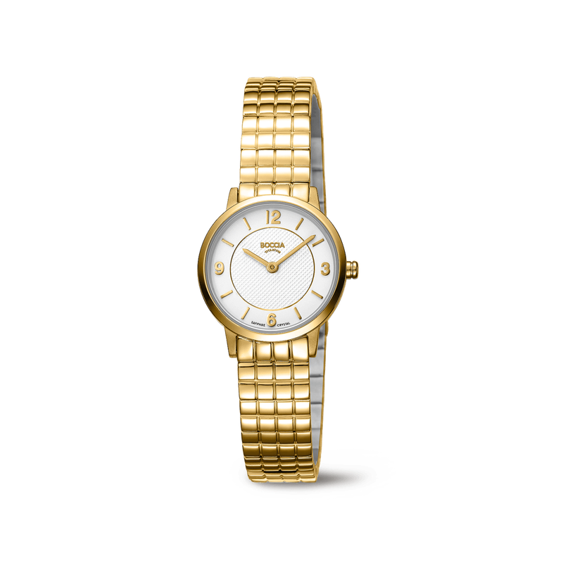 Boccia - Montre titane doré