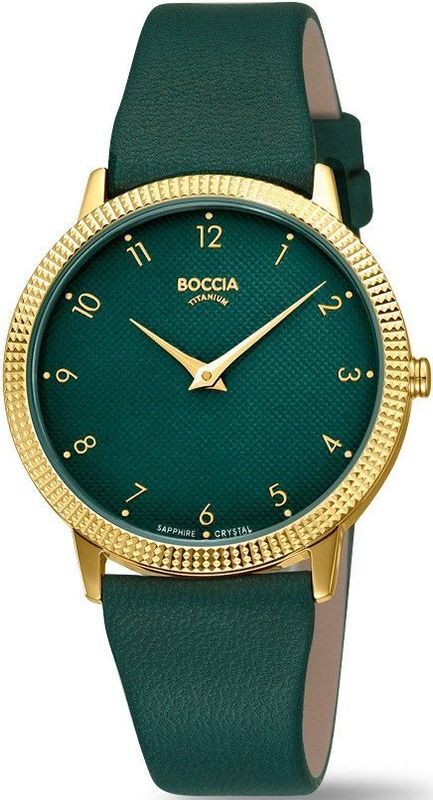 Boccia - Montre titane doré