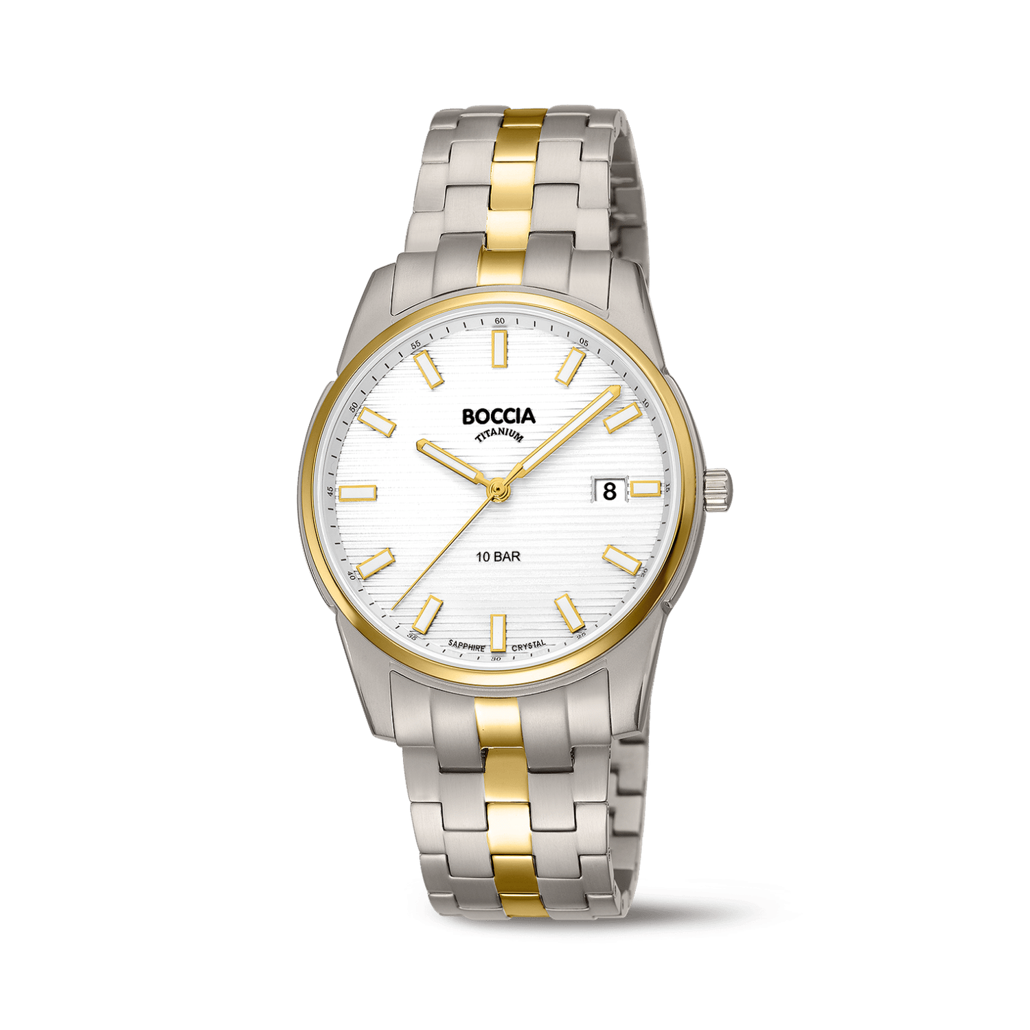Boccia - Montre titane bicolore Boccia - Montre titane bicolore