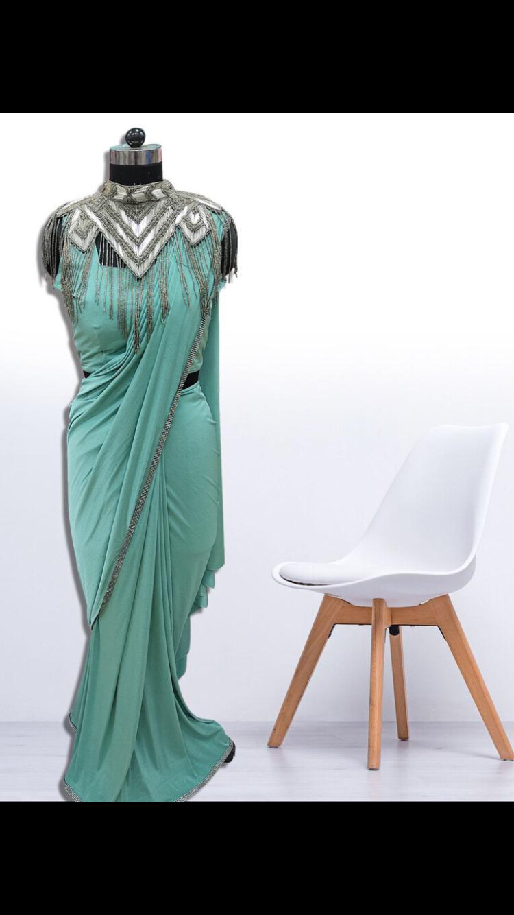 Designer ready to wear one-minute saree