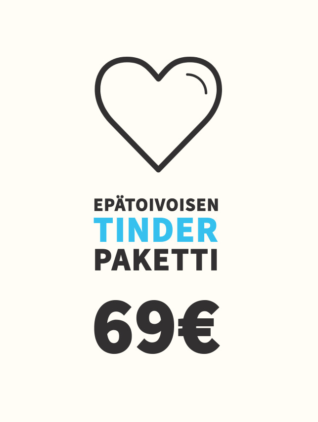 Epätoivoisen Tinder -paketti Epätoivoisen Tinder -paketti