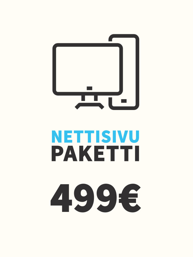 Nettisivu -paketti Nettisivu -paketti
