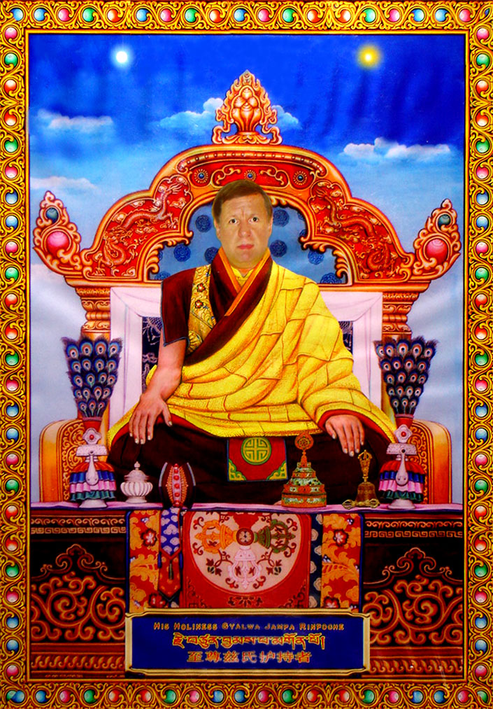 Buddha Maitreya the Chirst's Nepal Monasteries - Altar Print