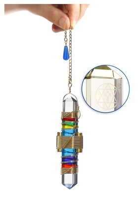 Buddha Maitreya the Christ 3.5&quot; Etheric Weaver in Goldfill wrap - Choice of 5 Colors