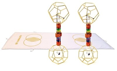 Buddha Maitreya the Christ Metatron Mat System with Christ Principle Vajras - full-length