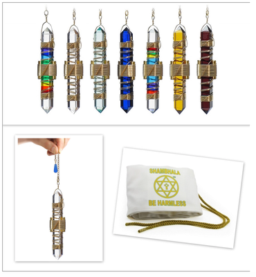 Buddha Maitreya the Christ 4.5&quot; Etheric Weaver 7 Set in Gold