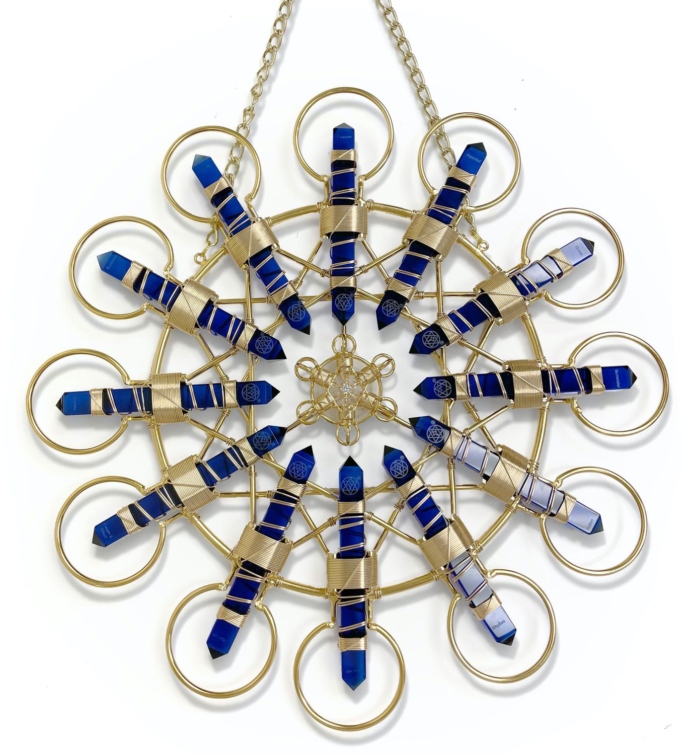 NEW Buddha Maitreya the Christ - The Christ Cross Star - VIOLET