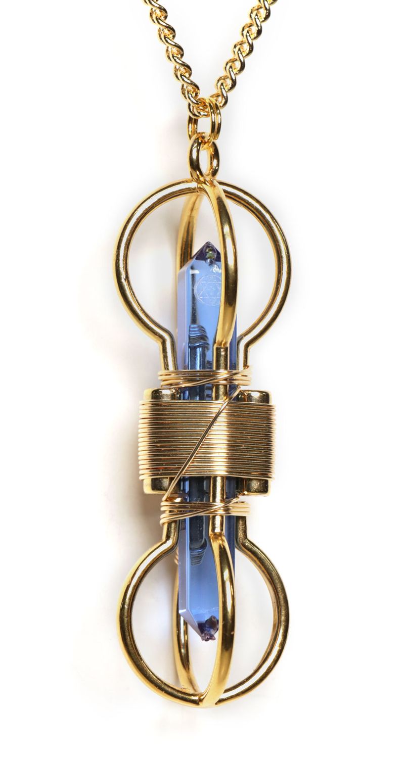 Buddha Maitreya the Christ 2&quot; Small 24k Goldplated Sky Vajra