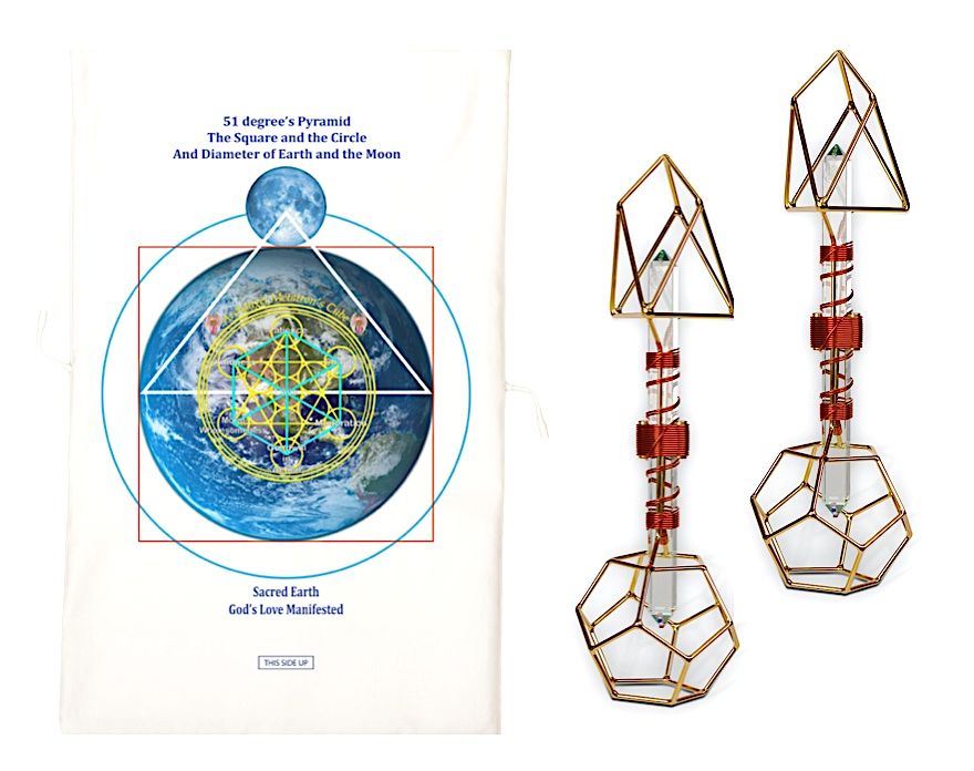 Buddha Maitreya the Christ Archangel Metatron's Cube Half Mat with 2 Sacred Heart Vajras
