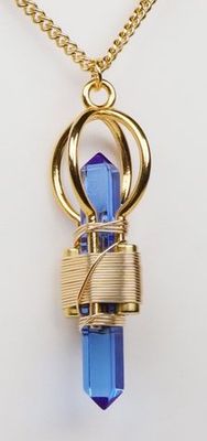 Buddha Maitreya the Christ 1.75" Small 24k Goldplated Sky Vajra Weaver - Gold.
