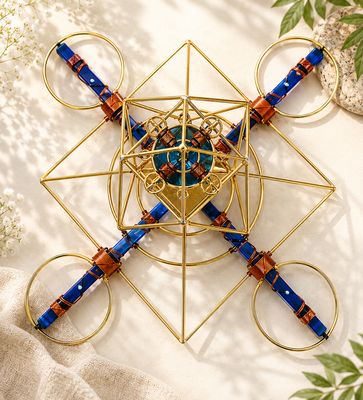 Buddha Maitreya the Christ Solar Cross with Sapphire Buddha Maitreya the Christ Solar Cross with Sapphire