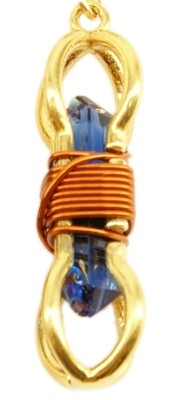Buddha Maitreya the Christ 7/8" Extra Small 24K Goldplated Sky Vajra