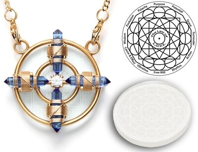 NEW Buddha Maitreya the Christ Sri Yantra Solar Form in 24K Gold Plate- 12K Gold-fill wire NEW Buddha Maitreya the Christ Sri Yantra Solar Form in 24K Gold Plate- 12K Gold-fill wire
