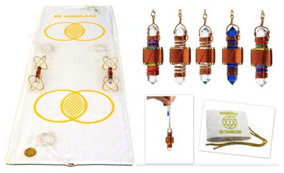 Practitioner Set - includes 5 Set of 2.5" Etheric Weavers & Half Metatron Mat System with Sky Vajras Practitioner Set - includes 5 Set of 2.5" Etheric Weavers & Half Metatron Mat System with Sky Vajras
