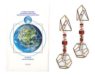 Buddha Maitreya the Christ Archangel Metatron's Cube Half Mat with 2 Sacred Heart Vajras Buddha Maitreya the Christ Archangel Metatron's Cube Half Mat with 2 Sacred Heart Vajras
