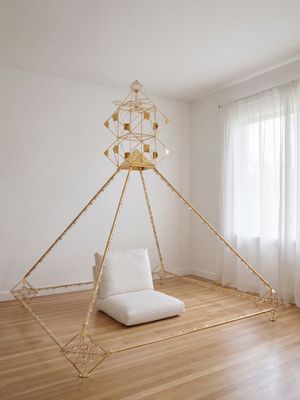 7ft Buddha Maitreya the Christ's Full Crystal Ascension Meditation Pyramid System