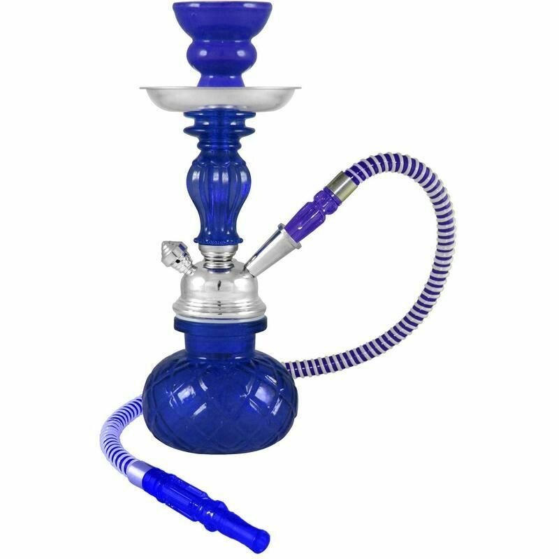 11&quot; Venetian 1Hose Hookah Purple