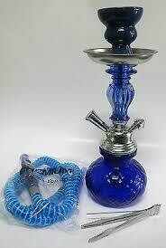 11&quot; Venetian 2Hose Hookah Blue