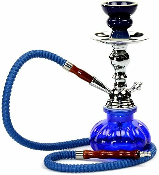 11&quot; Venetian 1Hose Hookah Blue