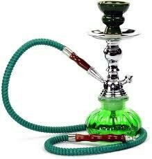 11&quot; Venetian 1Hose Hookah Green