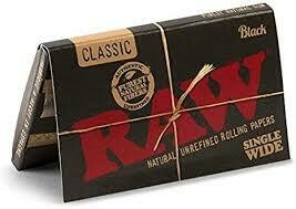 Raw Single Wide Classic Black