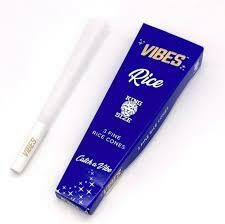 Vibes Cones King Size Rice 3 Cones Per Box