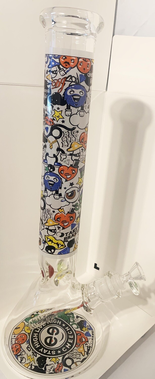 Cheech Custom Glass Water Pipe