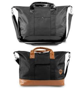 Skunk Weekender Bag Black Leather
