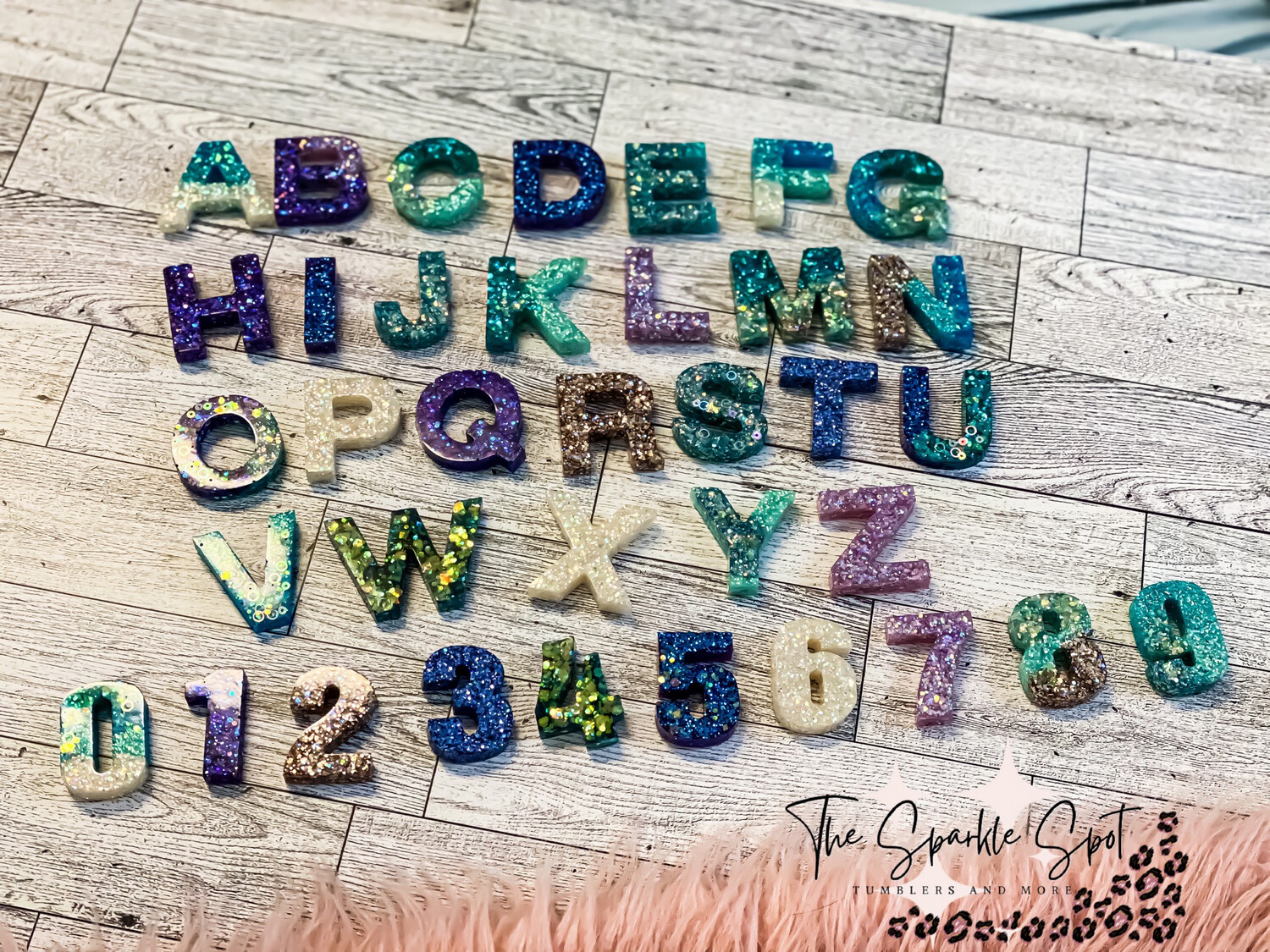 Glitter Alphabet Refrigerator
