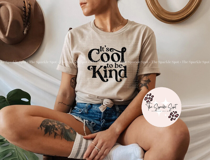 It’s Cool To Be Kind Graphic Screen Print Tee