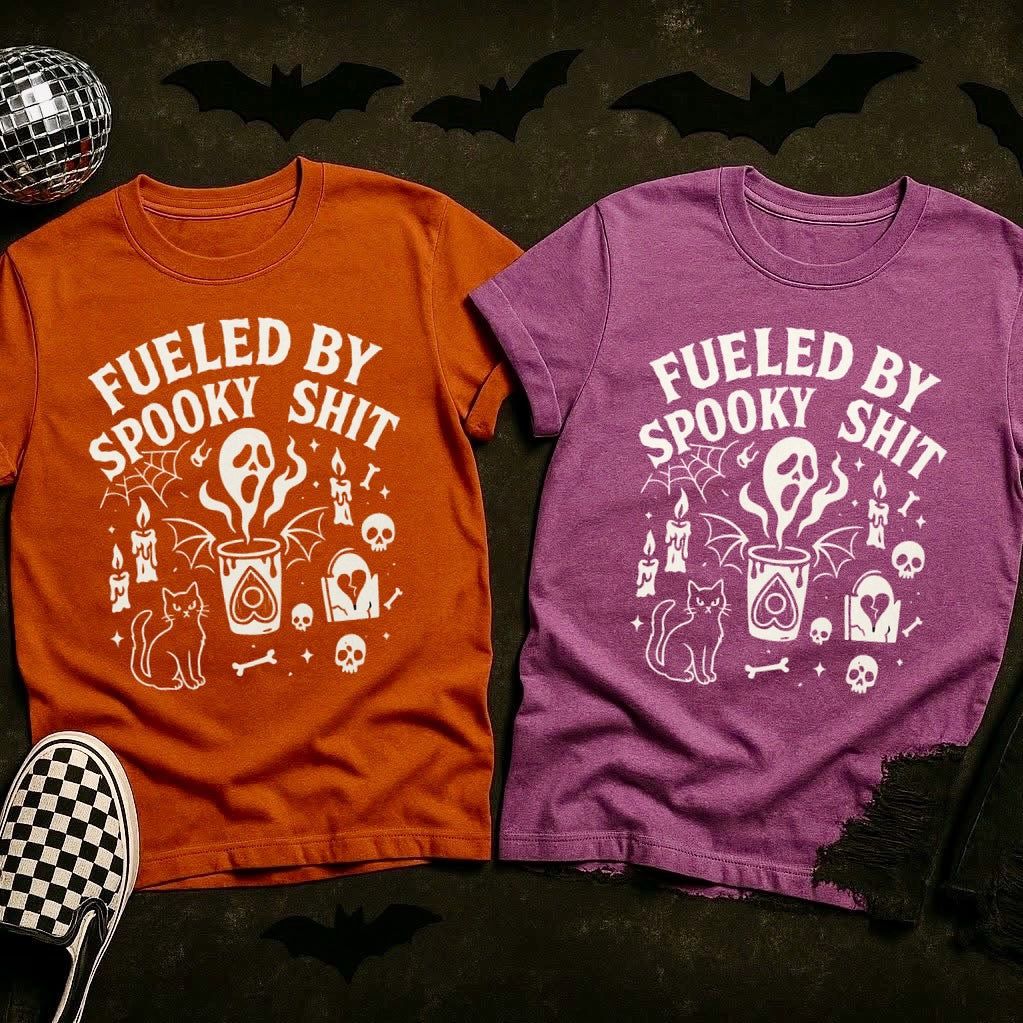 Fueled By Spooky Shit Graphic Tee