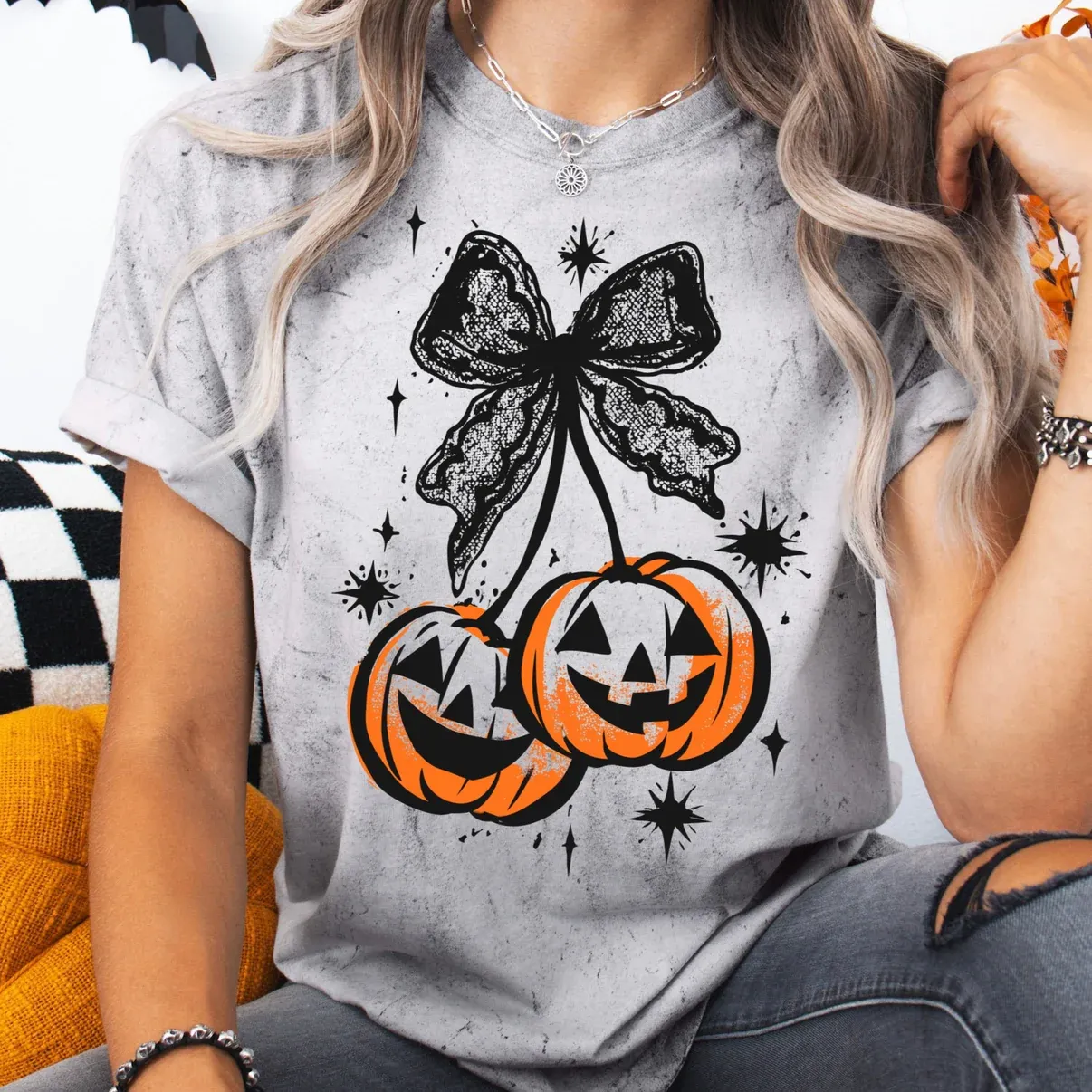 Pumpkin Cherries Graphic Tee