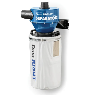 Rockler 4&quot; Wall-Mount Cyclone Dust Separator