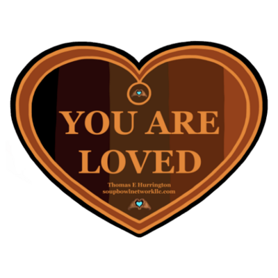 Melanin Love Heart-shaped Vinyl Sticker