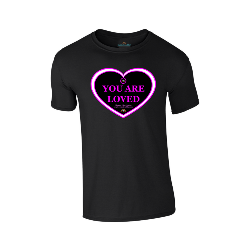 "You Are Loved" Soft-Style Purple Heart T-Shirt